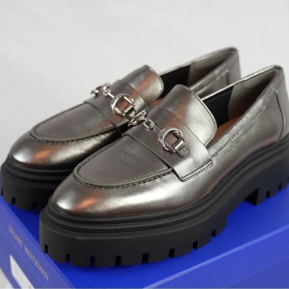 🌟NEW🌟Stuart Weitzman🌟Classic Owen Buckle Ultra Lug Loafer - Picture 1 of 7
